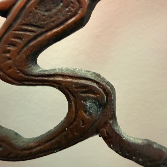 1950s Cranes Bonsai Tree of Life Brass Wall Art - Picture 5 of 6